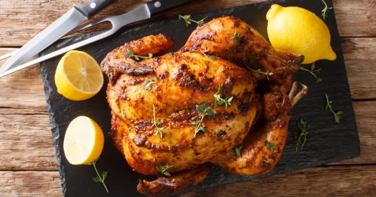 poulet au four température