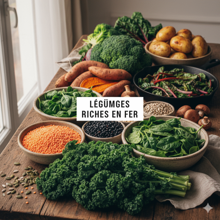 Légumes Riches en Fer : Top 15 avec Taux Précis (mg/100g)