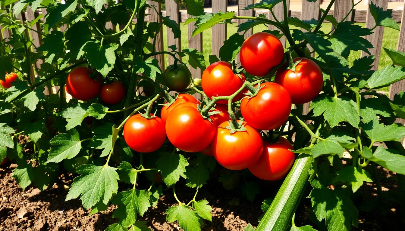 Les tomates et les courges, c'est une combinaison magique.