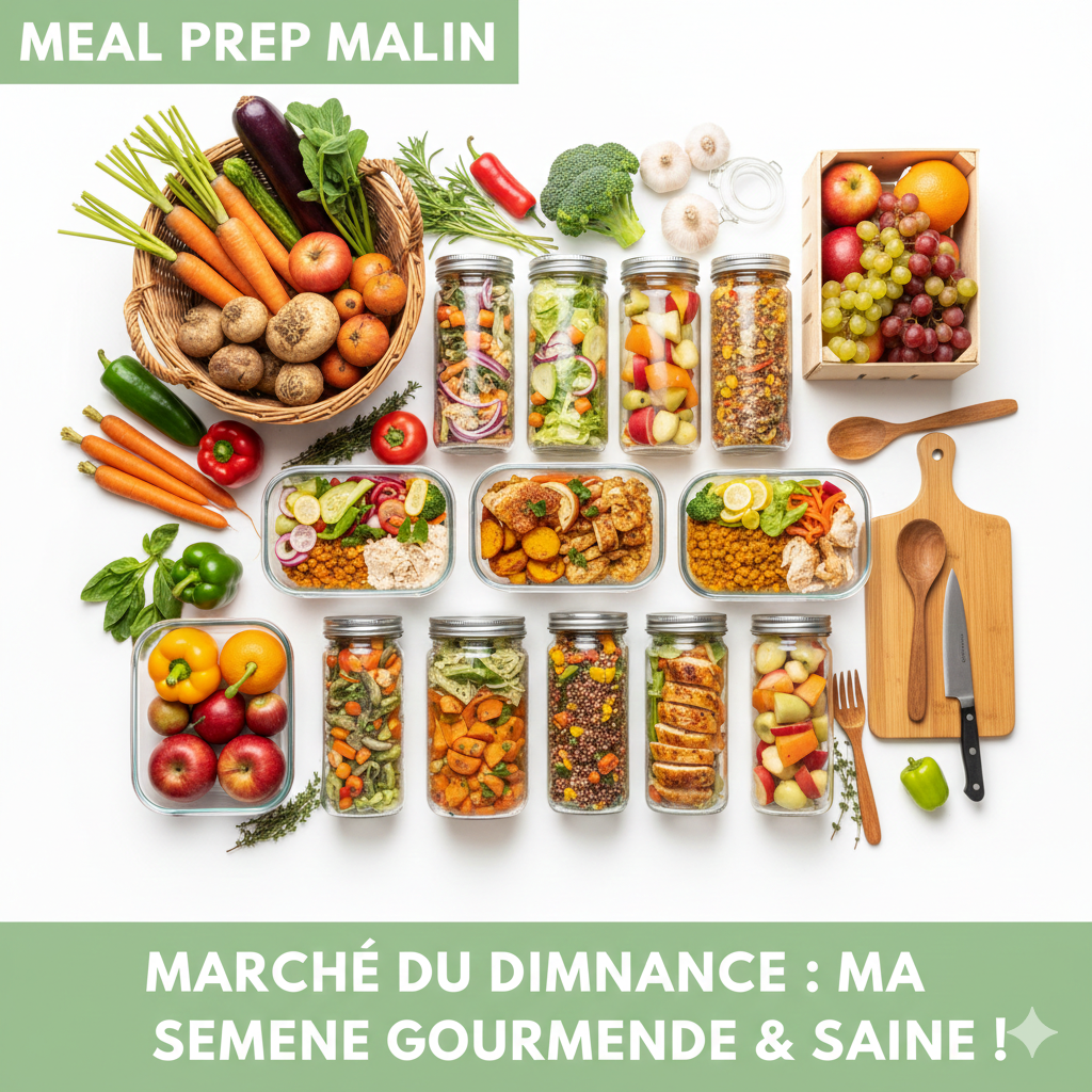 Préparer ses "Meal Prep" de la semaine avec le marché du dimanche
