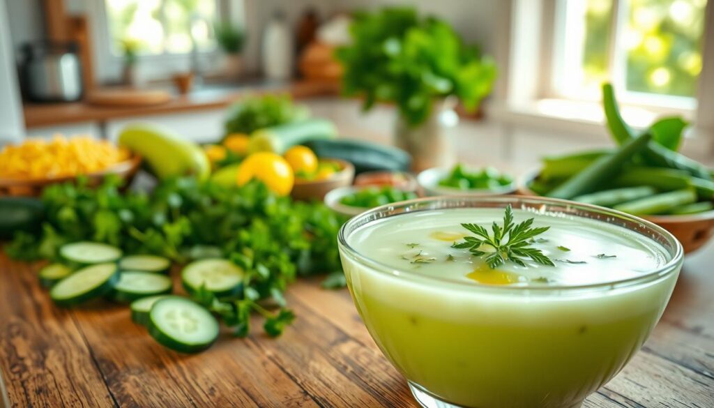 soupe froide concombre