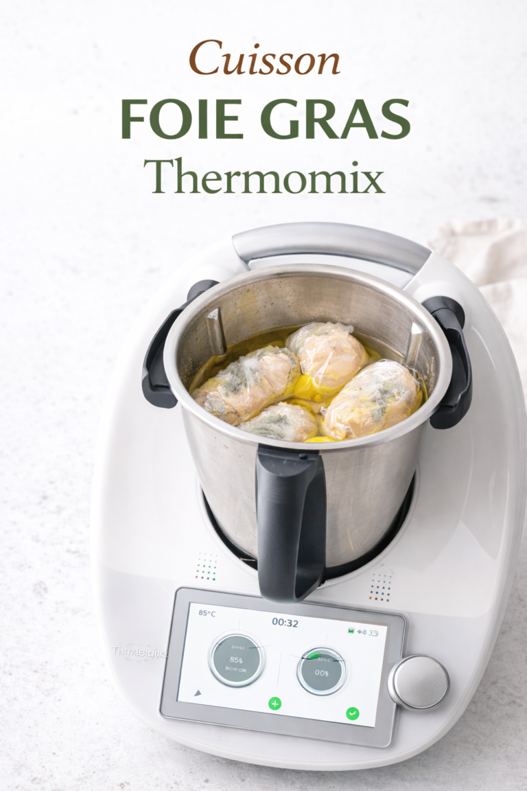 Cuisson foie gras Thermomix