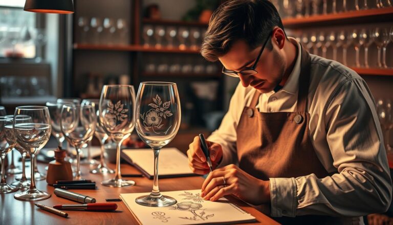 graver des verres a vin