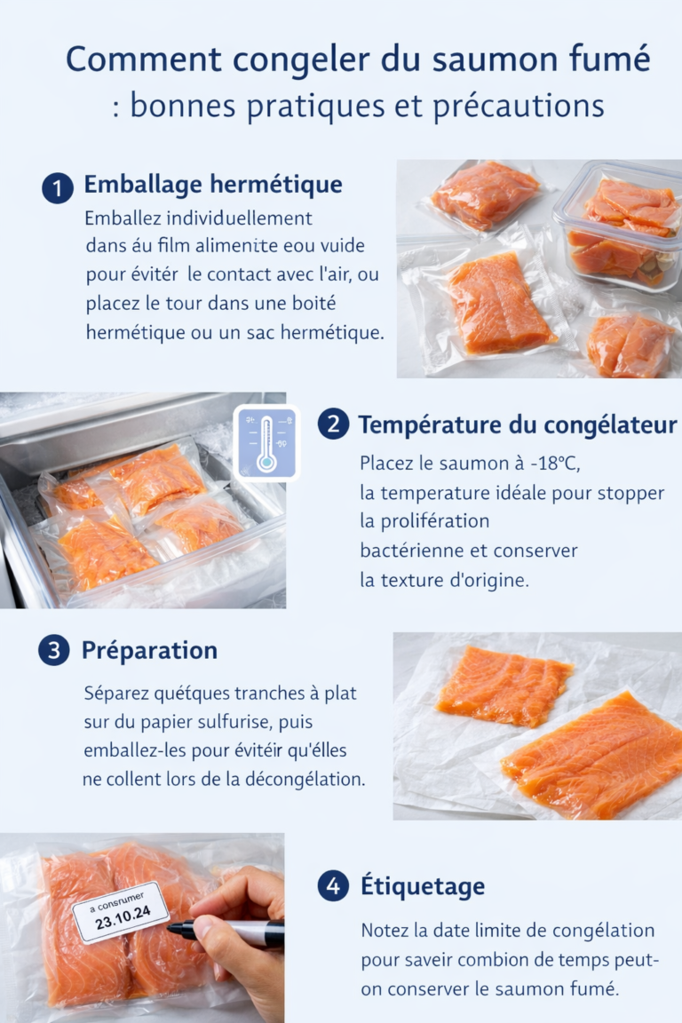 Peuton congeler du saumon fumé — free download